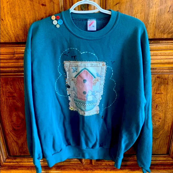 Jerzees Tops - 🙊🐷🐶 Vintage Noah’s Arc Sweatshirt